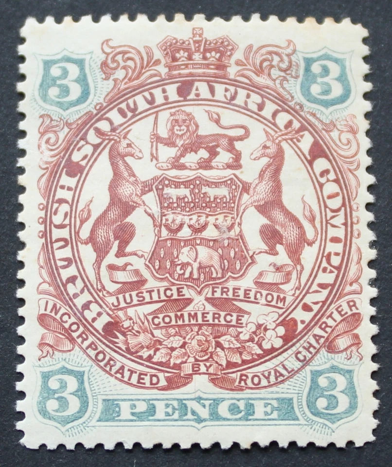 Rhodesia 1897 Three Pence SG 69 mint - Image 1 of 1