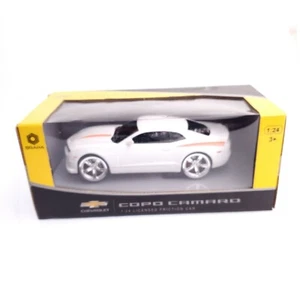 Braha White Chevrolet Copo Camaro 1:24 Chrome Wheels Low Profile USA Seller - Bild 1 von 12