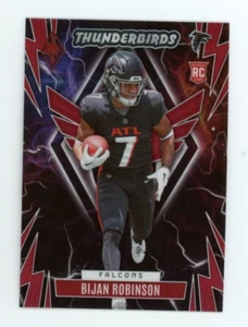 2023 Panini Phoenix Bijan Robinson RC Thunderbirds Red Prizm /199 Rookie SP - Picture 1 of 2