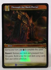 Upper Deck World of Warcraft TCG Burning Crusade Through the Dark Portal Promo - Picture 1 of 3