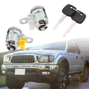 2 Set Front Door Lock Cylinder w/ Keys for 1995-2004 Toyota Tacoma DL108R 989721 - Picture 1 of 8