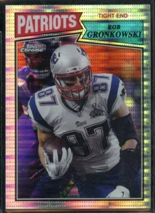 2015 Topps Chrome FB SET BREAK #RGR Rob Gronkowski 60th Anniversary Pulsar #/50 - Picture 1 of 2