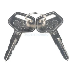 2 pezzi #787 chiavi di accensione per escavatore Komatsu dozer attrezzature pesanti GARANZIA OEM - Foto 1 di 4