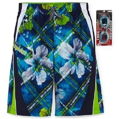 Pantalones cortos de natación y gafas ZeroXposur ~ talla grande (7) ~ nuevos con etiquetas Foto 1 de 4