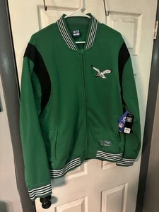 Philadelphia Eagles Kelly Green Full Zip Jacke Herren XL Neu mit Etikett Retro NFL Style - Bild 1 von 5