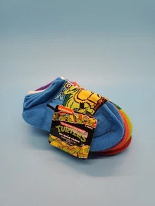 Teenage Mutant Ninja Turtles 6 Pack Socks New Multi Color 5.5-8.5 No Show - Picture 1 of 6