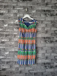 Boden Newbury Port Dress UK 6P Petite Cotton Blend Sleeveless Lined Casual Party - Picture 1 of 6