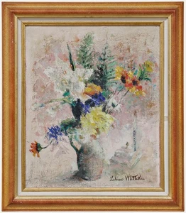Lilian E. Whitterker (1895-1978) - 20th Century Oil, Summer Blooms - Picture 1 of 7