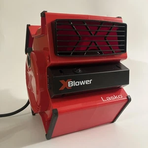 Lasko 11" X-Blower Multi-Position Utility Blower Fan with USB Port, Red, X12900 - Picture 1 of 9