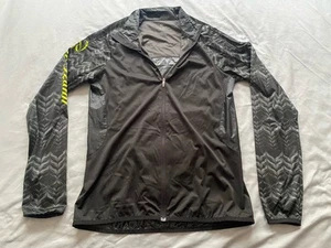 Women’s Pearl Izumi Jacket Size Medium Black Cycling Light Weight Full Zip EUC - Picture 1 of 10