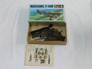 1/72 Mongram Segunda Guerra Mundial EE. UU. P-40N Warhawk Kit Modelo Plástico Completo - Imagen 1 de 1
