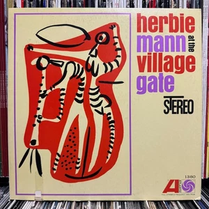 HERBIE MANN AT THE VILLAGE GATE (VINYL LP) 1962 / 1966!! RARE!! ATLANTIC 1380 - Picture 1 of 6