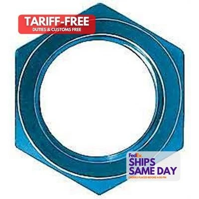 Aeroquip FCM3556, 2 Pack Blue Aluminum #3 Locknut Aluminum Performance Parts - Image 1 of 4