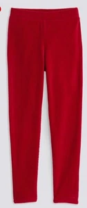 Vineyard Vines Girls Red EVERYDAY CORDUROY LEGGINGS, Sz Med (12-14), NWT - Picture 1 of 2