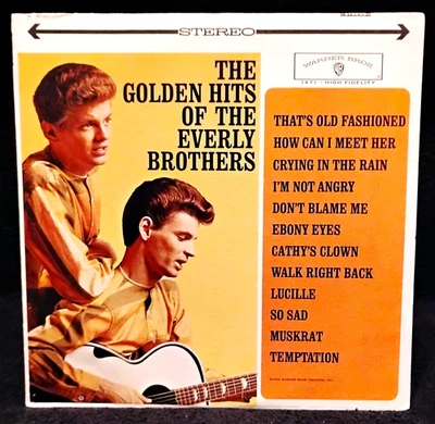 (NEW)  EVERLY BROTHERS  "GOLDEN HITS OF"  (RARE MINT VINYL & COVER/ 1ST-1962) - Image 1 of 4