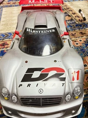 Mercedes-Benz CLK-GTR RC Car Body Shell Only 1:10 Painted TAMIYA - Image 1 of 4