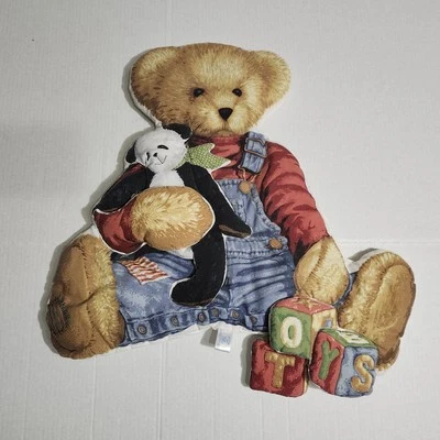 Oso de peluche Daisy Kingdom azul Jean juguetes colgante de pared bienvenido al mundo Foto 1 de 4