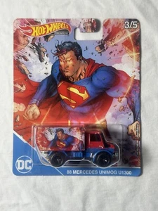 Hot Wheels '88 Mercedes Unimog U1300 #3 2021 Pop Culture: DC Comics - Super Man - Picture 1 of 2