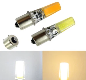 BA15S 1156 1141 1259 S8 LED Light Bulb COB 2508 Silicone Lamp 3W AC12V/DC12-24V - Picture 1 of 4