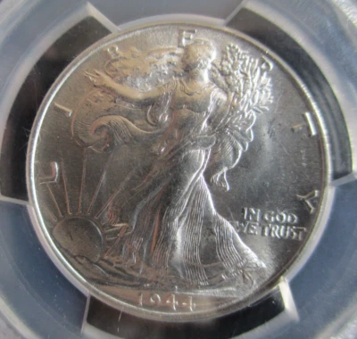 1944 50c Walking Liberty Half Dollar PCGS MS65 - Image 1 of 4