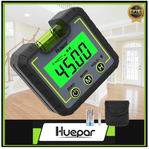 Magnetic Digital Level Angle Finder Protractor Inclinometer Bevel Gauge HUEPAR - Picture 1 of 8
