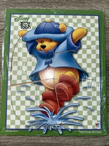 Vintage Milton Bradley Winnie The Pooh Board Puzzle Rain Puddles Play Rain Coat - Picture 1 of 1