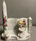 Vintage 1950?s Lipper Mann Porcelain Prayer Planter With Candle
