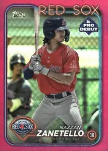 2024 Topps Pro Debut #PD-174 Nazzan Zanetello Fuchsia Foil #/199 - Bild 1 von 2
