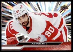 2023-24 UPPER DECK OUTBURST SILVER PARALLEL JOE VELENO DETROIT RED WINGS #63