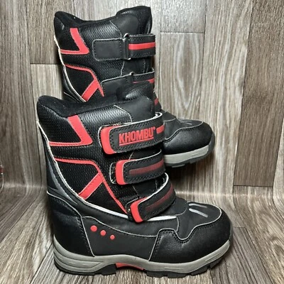 Kids Khombu Snow buster Sz 13 Toddler Red & Black  Boots - Image 1 of 4
