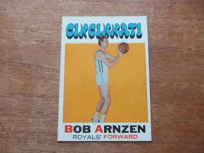 1971 TOPPS BASKETBALL BOB ARNZEN #94 CINCINNATI ROYALS NBA HIGH GRADE BEAUTY - Image 1 of 2