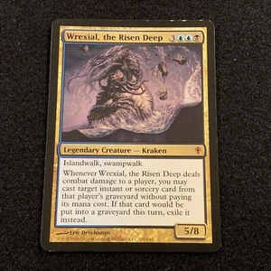 UNPLAYED ~ Wrexial, the Risen Deep ~ Worldwake Blue Black Mythic Rare MTG Magic - Picture 1 of 6