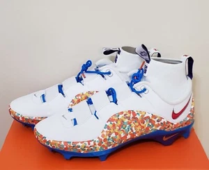 Nike Lebron IV Menace 3 Football Cleats 'Fruity Pebbles' Multicolor (FV8044-100) - Picture 1 of 8