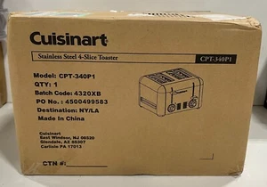 Cuisinart Stainless Steel Toaster 4 Slice CPT-340P1 - Picture 1 of 2