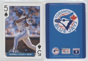 1994 Bicycle Toronto Blue Jays Playing Cards Box Set Darnell Coles #5S