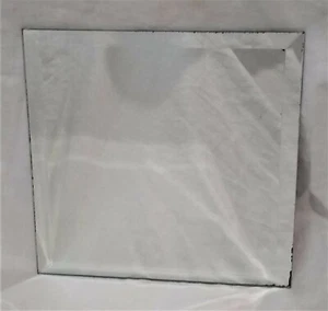 Party Lite 7" Square Beveled Mirrored Plate/Display Tray--Candle Holder--Coaster - Picture 1 of 2