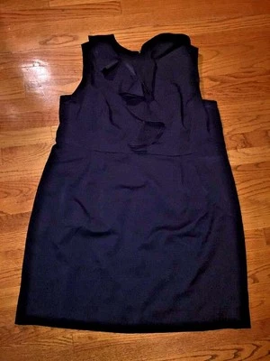 Vestido MERONA Negro Volantes MUJERES Verano Playa Boda SEXY Sin Mangas Talla 26 W Foto 1 de 4