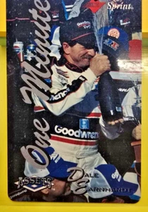 Schöne 1997 klassische Vermögenswerte Dale Earnhardt eine Minute Telefonkarte. Selten - Bild 1 von 2