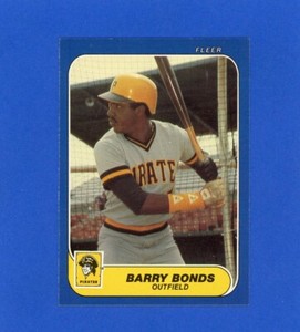 1986 Fleer Update U-14 Barry Bonds RC NM-MT or Better Pirates Rookie (116)