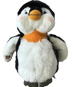 GANZ Small Cute Black White Penguin Bird Webkinz Plush Stuffie Animal Toy 9" - Picture 1 of 9