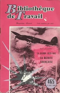 REVUE  "  Bibliothèque de travail  " - Picture 1 of 1