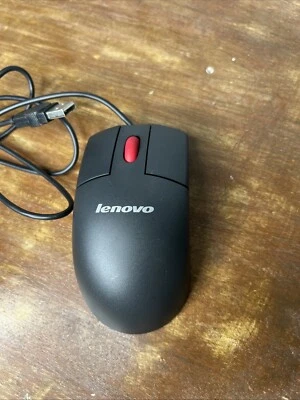 Lenovo Mouse Model: MO28UOL  USB Optical 2-Button Scroll Wheel Mouse Wired - Image 1 of 3