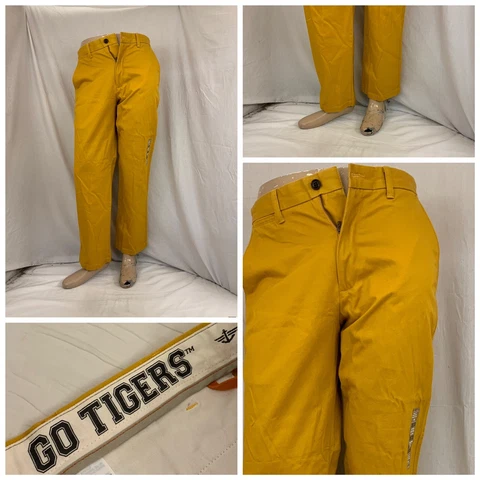 Mizzou Tigers Pants 30x30 Gold Dockers Flat Front 100% Cotton NWT YGI O2-53 Cover