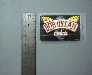 Bob Dylan backstage pass Laminated Authentic U.S. 88 Tire w/wings  Hologram !! - Picture 1 of 1