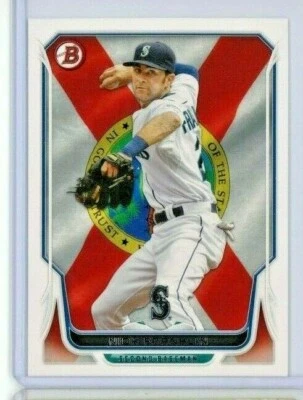 2014 Bowman Hometown Parallel Nick Franklin #195 Rookie RC - Mariners - MINT - Image 1 of 2