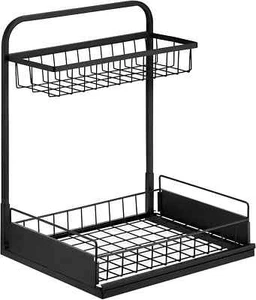 2 Tier Cupboard Organiser -Free Standing Spice Rack 🌶️🌶️ - Picture 1 of 7