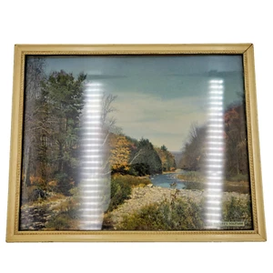 Vintage Metal Picture Frame Nature’s Solitude Photo Read - Bild 1 von 7