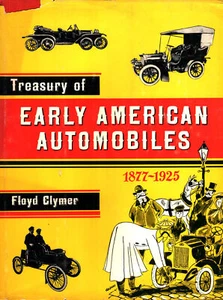 TREASURY OF EARLY AMERICAN AUTOMOBILES 1877-1925 HBDJ STEAM ELECTRIC GASOLINE AC - Imagen 1 de 4