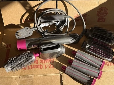 DYSON Airwrap HS01 Hair Styler Curling Iron W/ 8 Accessories “For Parts” - Image 1 of 4