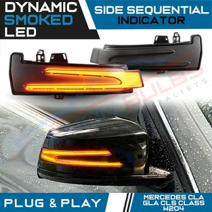 2x  Sequential Mirror Indicator Mercedes A B C E S CLA GLA CLS Class W204 M15 - Picture 1 of 5